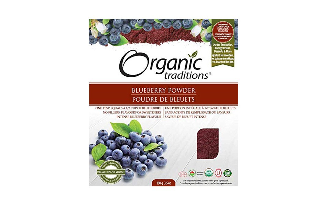 Organic Traditions Blueberry Powder    Pack  100 grams